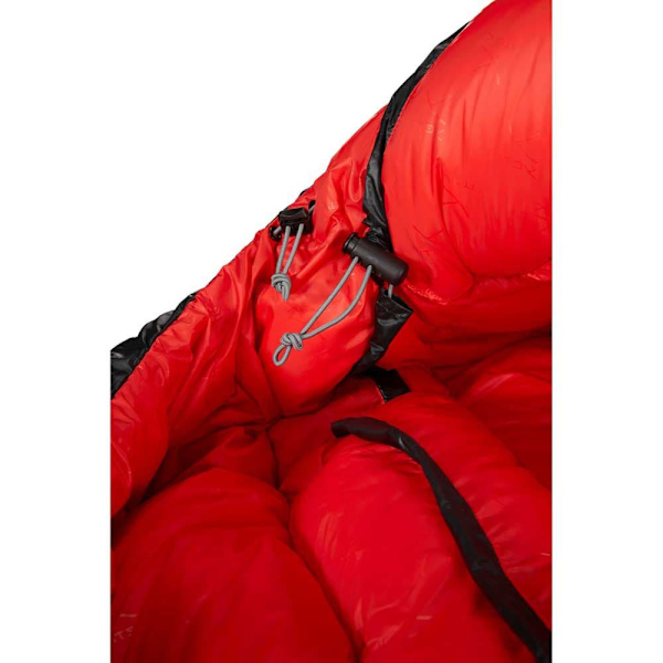 Nordisk Vib 600 Sovsäck Svart Short / Left Zipper