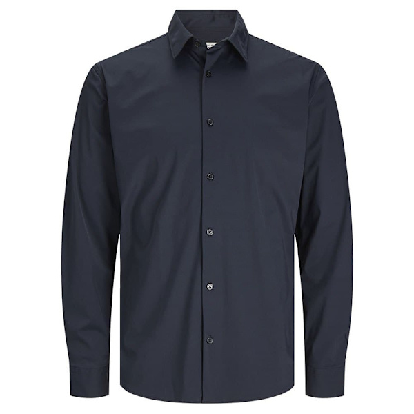 Jack & Jones Active Stretch Slim Pitkähihainen Paita Sininen L Mies