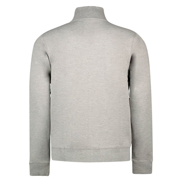 Leone Apparel Sweatshirt Med Full Dragkedja Basic Small Logo Grå S Man