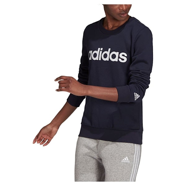 Adidas Sweatshirt Linear Ft Sort XS Kvinde