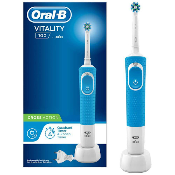 Braun Vitality 100 Cross Action Sininen