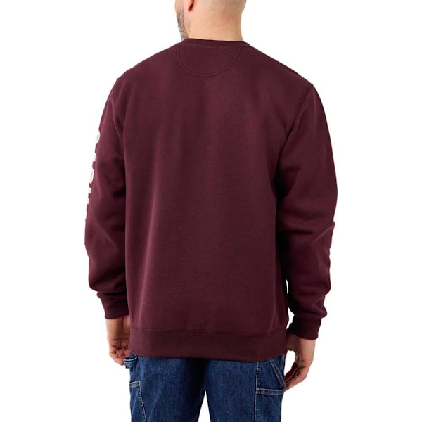 Carhartt Loose Fit Sweatshirt Logo Graphic Brun XL