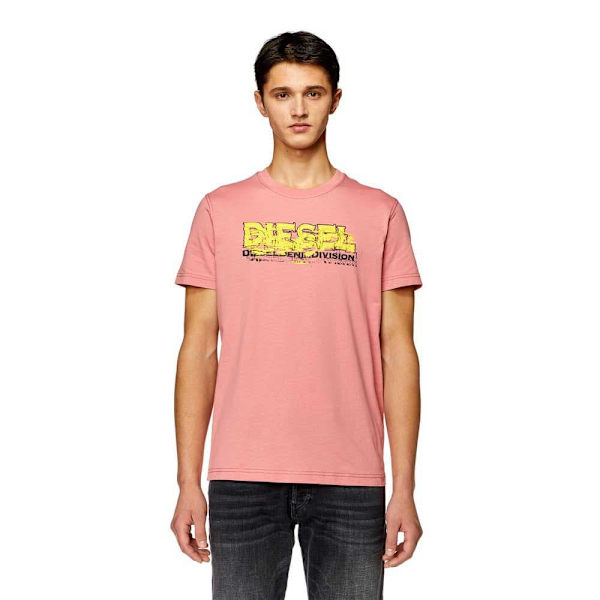 Diesel Diegor K70 T-shirt Med Korte ærmer Rosa M Mand
