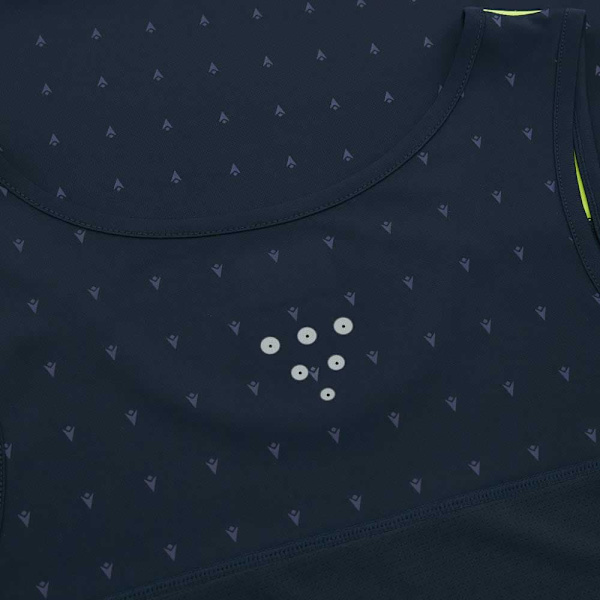 Macron Gervais Reflex ärmlös T-shirt Blå S Man