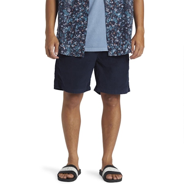 Quiksilver Taxer Cord Shorts Blå S Man