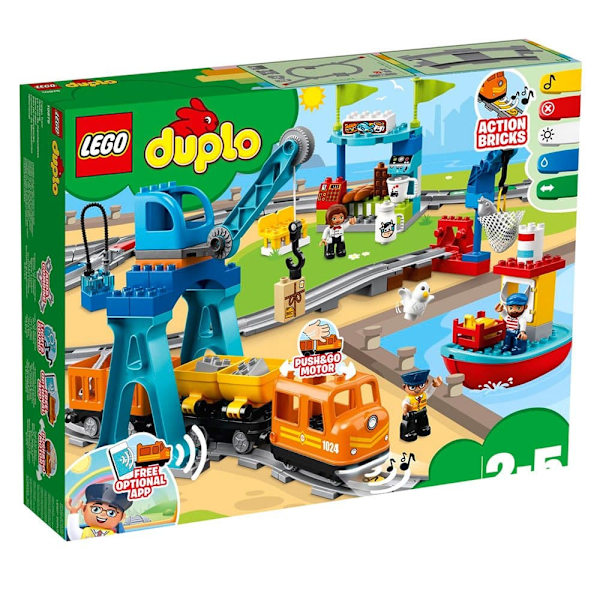 Lego Duplo 10875 Cargo Train Flerfärgad