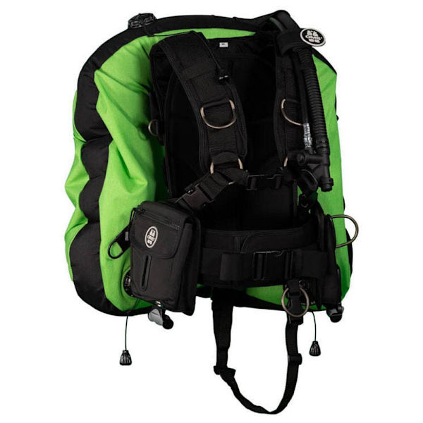 Oms Med Deep Ocean Iq Lite 2.0 Vinge Bcd Grøn,Sort XS
