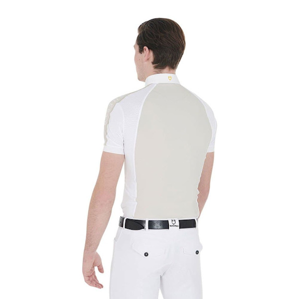 Equestro Kortärmad Piké Buttons 1/2 Mesh  XS