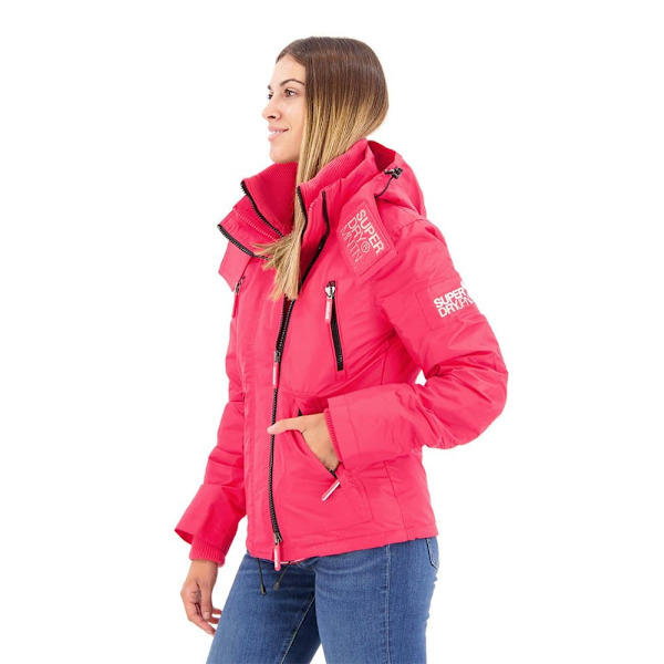 Superdry Jacka Mountain Wincheater Röd XS Kvinna
