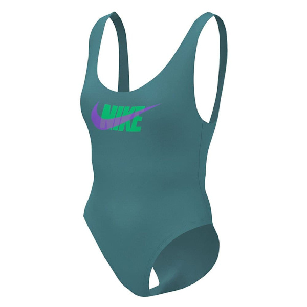 Nike Swim Nessd292 U-back Baddräkt Grönt XS Kvinna
