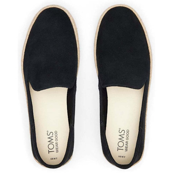 Toms Espadrilles Carolina Svart EU 38 Kvinna