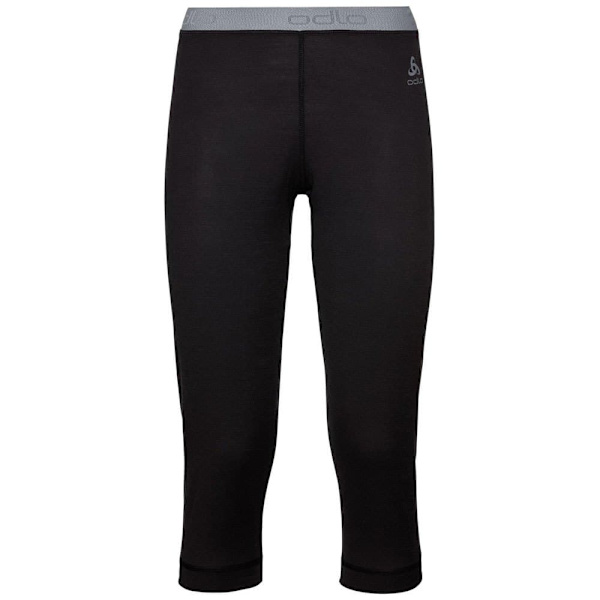 Odlo Natural 100% Merino Warm 3/4 Leggings Sort S Kvinde