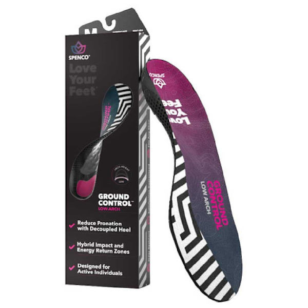 Spenco Pohjallinen Ground Control Low Arch Sininen EU 38-40 Mies