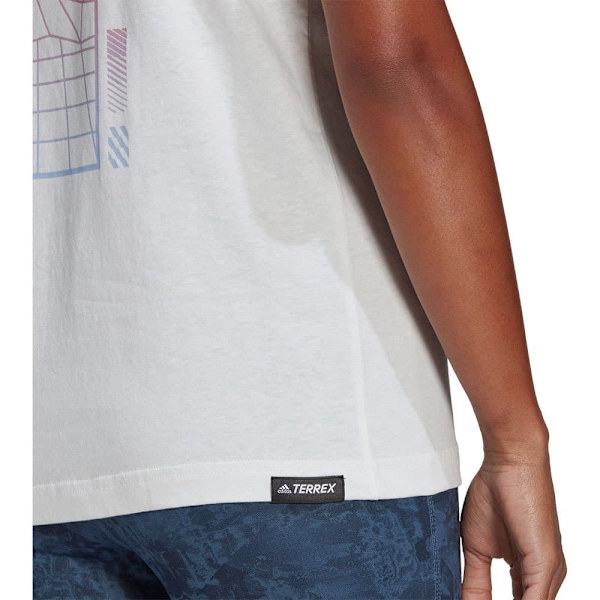 Adidas Kortärmad T-shirt Tx Moun Fu Te Vit S Kvinna