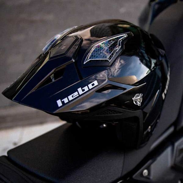 Hebo Zone 5 Mono V6 åben Hjelm Sort S