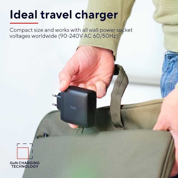 Trust 25380 Usb-c Vægoplader