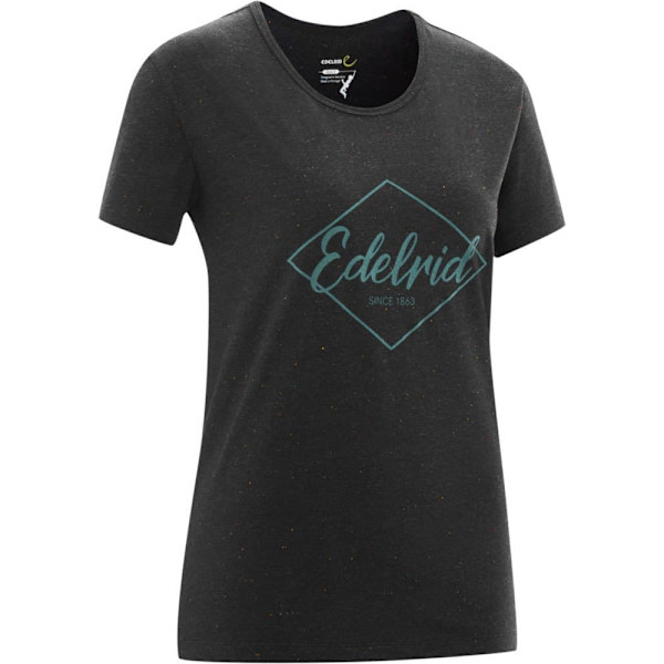 Edelrid Kortærmet T-shirt Onset Sort XL Kvinde
