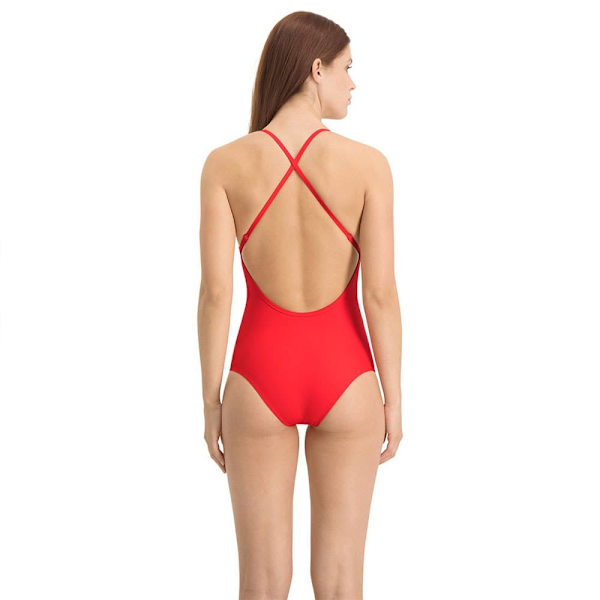 Puma Uimapuku V Neck Punainen XL Nainen