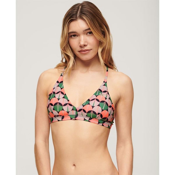 Superdry Cross Backtriangle Bikinitopp Flerfärgad M Kvinna