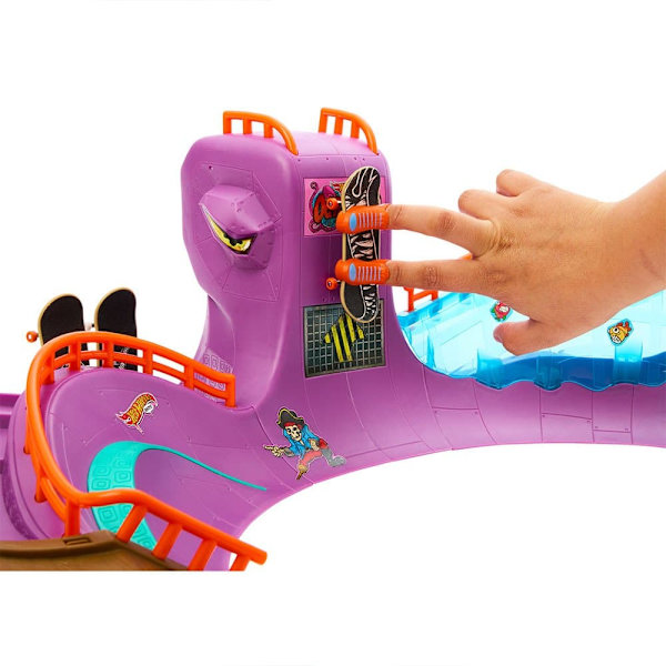 Hot Wheels Park Blæksprutte Skate Rosa