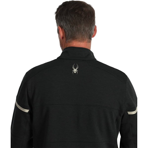 Spyder Speed Fleecejakke Med Halv Lynlås Sort XL Mand