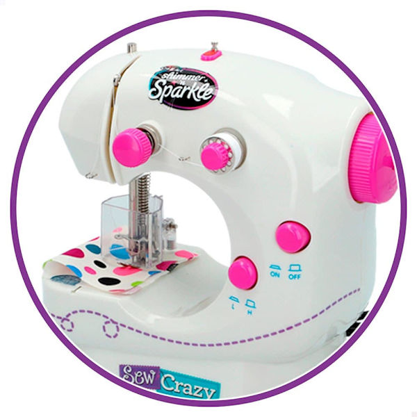 Cra-z-art Lelu Sweing Machine Shimmer ´n Sparkle Sew Crazy Monivärinen 8 Years