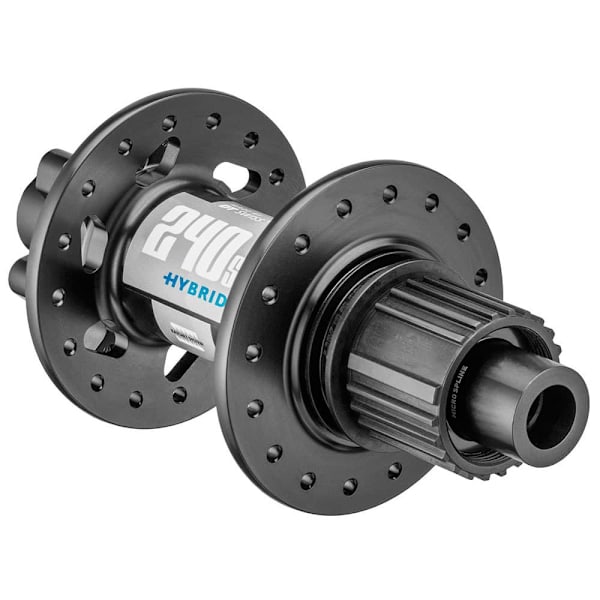 Dt Swiss Bak 240 Classic 6b Hybrid System 24 Shimano Micro Spline Svart,Grå,Silver 36H / 12 x 148 mm