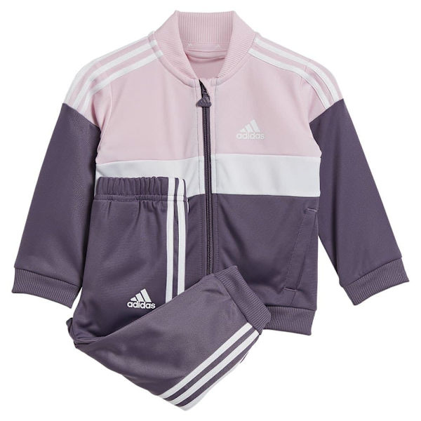 Adidas Stripes Colorblock Shiny Set Tiberio 3 Lila,Rosa 3-6 Months