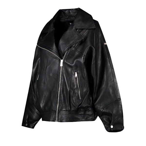 Superdry Jakke Edit Hybrid Leather Sort S Kvinde