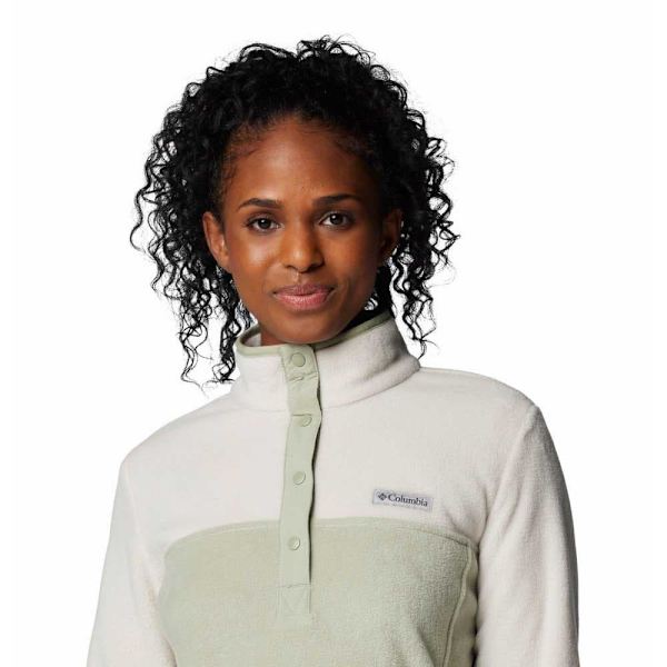 Columbia Benton Springs™ Puolivetoketjullinen Fleecetakki Beige,Vihreä L Nainen