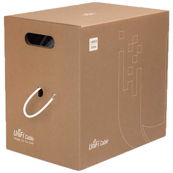 Ubiquiti Reel Netværkskabel Uc-c6-cmp Cat6 Utp 305 M Hvid