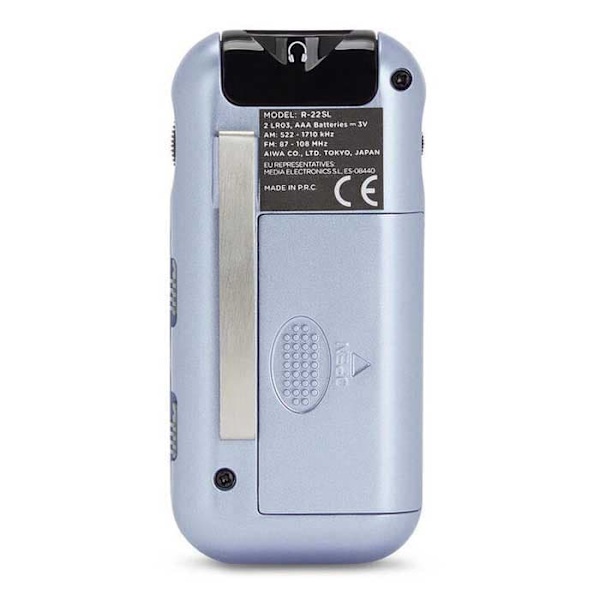 Aiwa Bærbar Radio Am/fm Mini R-22sl Transparent