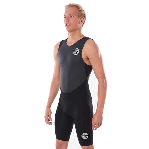 Rip Curl Shorty Med Lynlås Bagpå Dawn Patrol Short John Sort XL