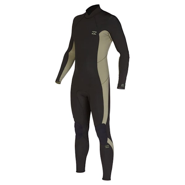 Billabong Langærmet Neoprendragt Med Lynlås Bagpå 5/4 Mm Absolute Sort MS
