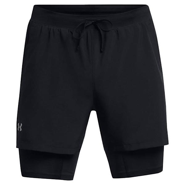 Under Armour Launch 5in 2-in-1 Shorts Blå 2XL Mand