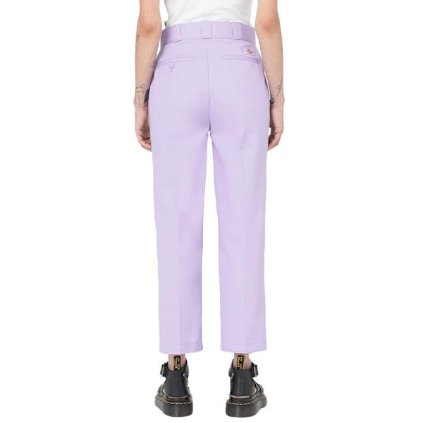 Dickies Byxor Phoenix Cropped Lila 26 Kvinna