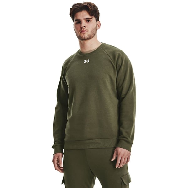 Under Armour Sweatshirt Rival Fleece Crew Grøn XL / Regular Mand