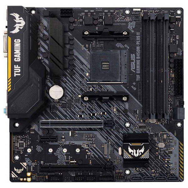 Asus Moderkort Tuf B450m-plus Gaming Ii Svart