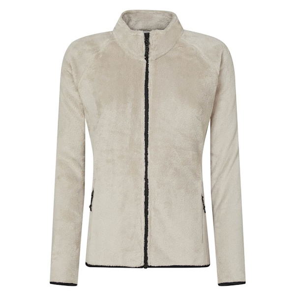 Rock Experience Polar Mock Neck Fleecejacka Med Dragkedja Beige L Kvinna
