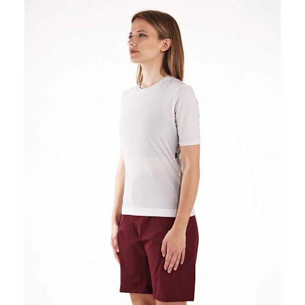 Santini Stone Slim Fit Tech T-shirt Beige L Kvinde