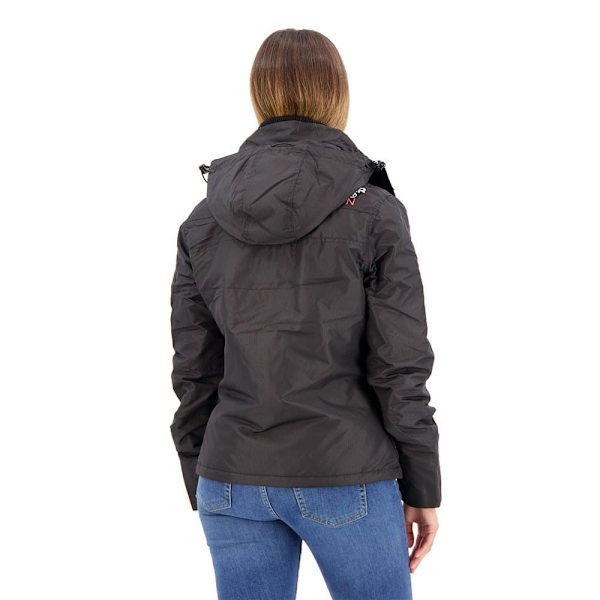 Superdry Jacka Mountain Wincheater Svart 2XS Kvinna