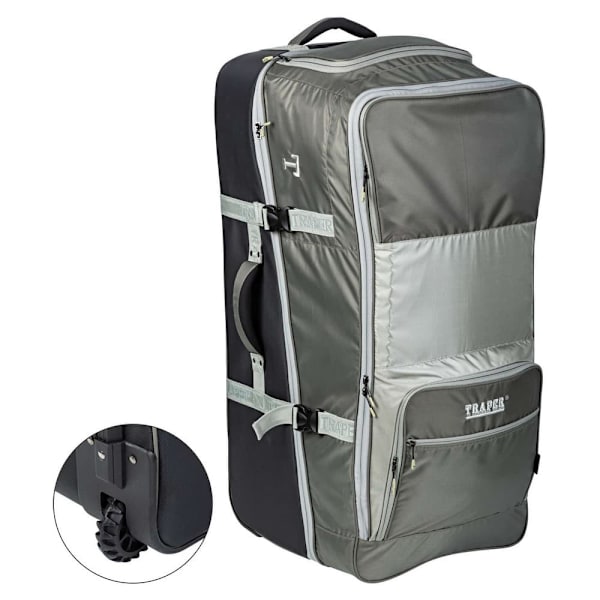 Traper Fly Active Logo Bærepose Kuffert Rejsetaske Grå 90 x 42 x 37 cm