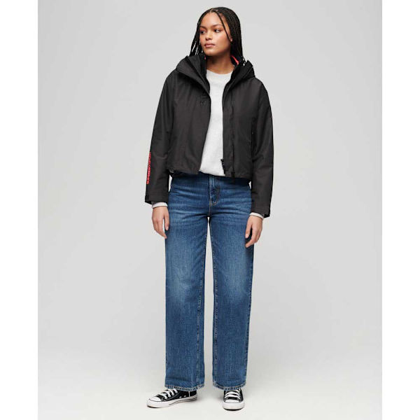 Superdry W5011655a Jakke Sort M Kvinde
