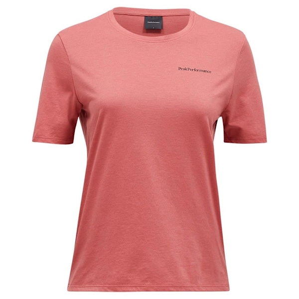 Peak Performance Explore Logo Lyhythihainen T-paita Pinkki L Nainen