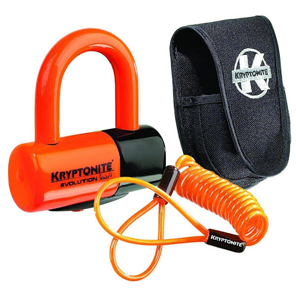 Kryptonite Med Cover Og Reminder U-lock Evolution Premium Pack Orange 54 x 48 x 14 mm
