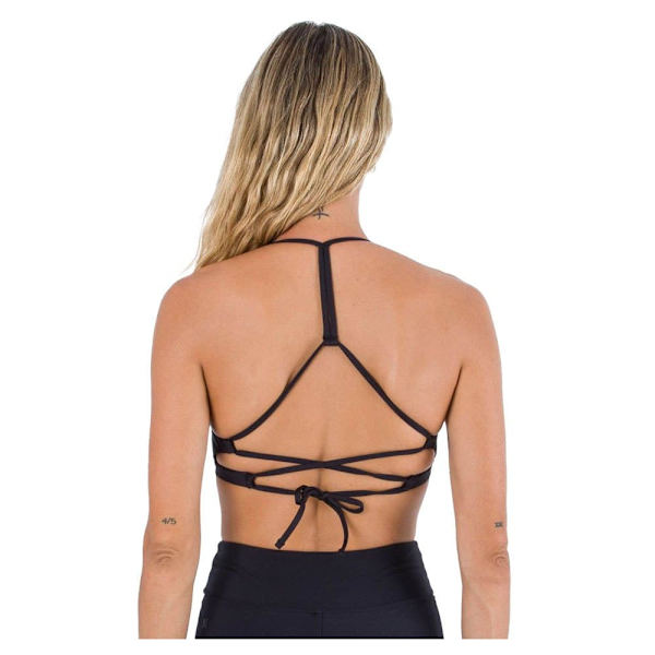 Hurley Bikinitop Solid Adjustable Sort S Kvinde