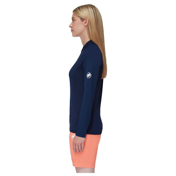 Mammut Aenergy Fl Zip T-shirt Med Lange ærmer Blå XL Kvinde