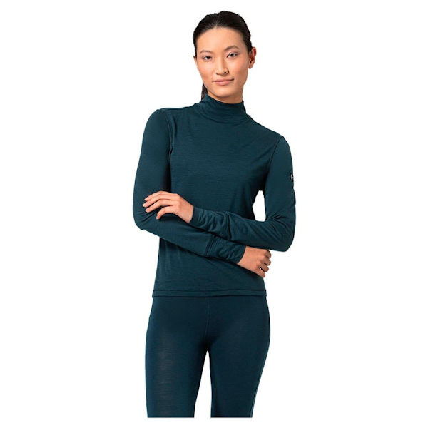 Super.natural Tundra175 Turtleneck T-shirt Med Lång ärm Grönt,Blå XL Kvinna