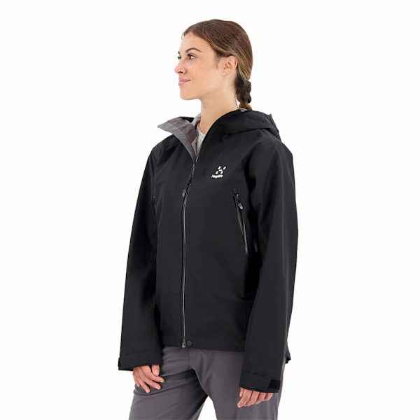Haglofs Roc Goretex Jakke Sort L Kvinde