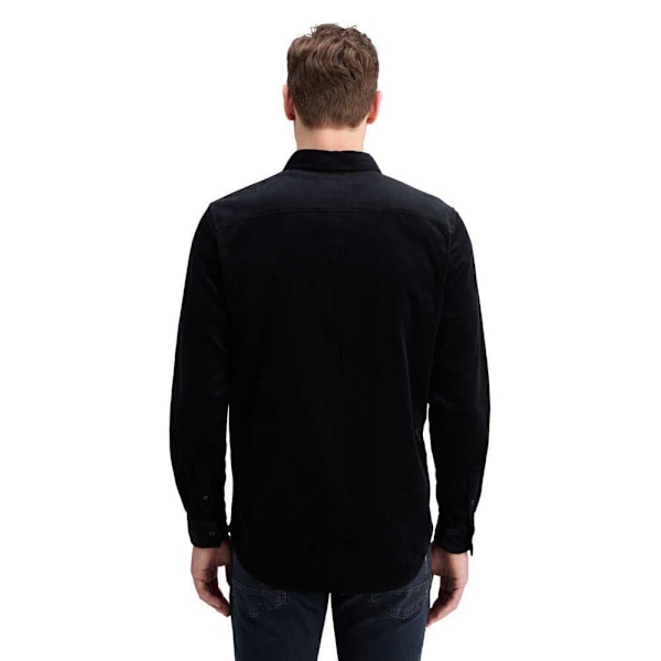 Scotch & Soda Solid Corduroy Pitkähihainen Paita Musta M Mies